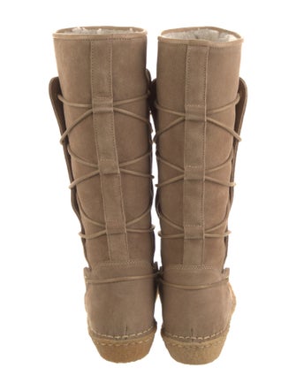 Ralph Lauren Collection Suede Lace-Up Boots