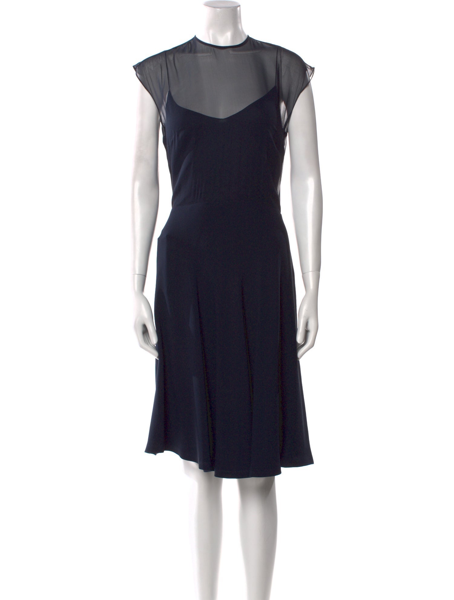 Ralph Lauren Collection Silk Midi Length Dress