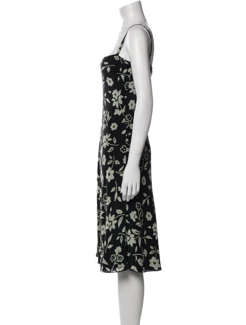 Ralph Lauren Collection Silk Midi Length Dress
