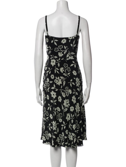 Ralph Lauren Collection Silk Midi Length Dress