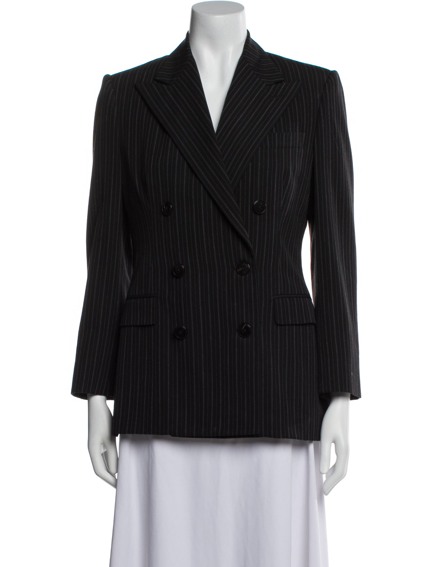 Ralph Lauren Collection Wool Striped Blazer