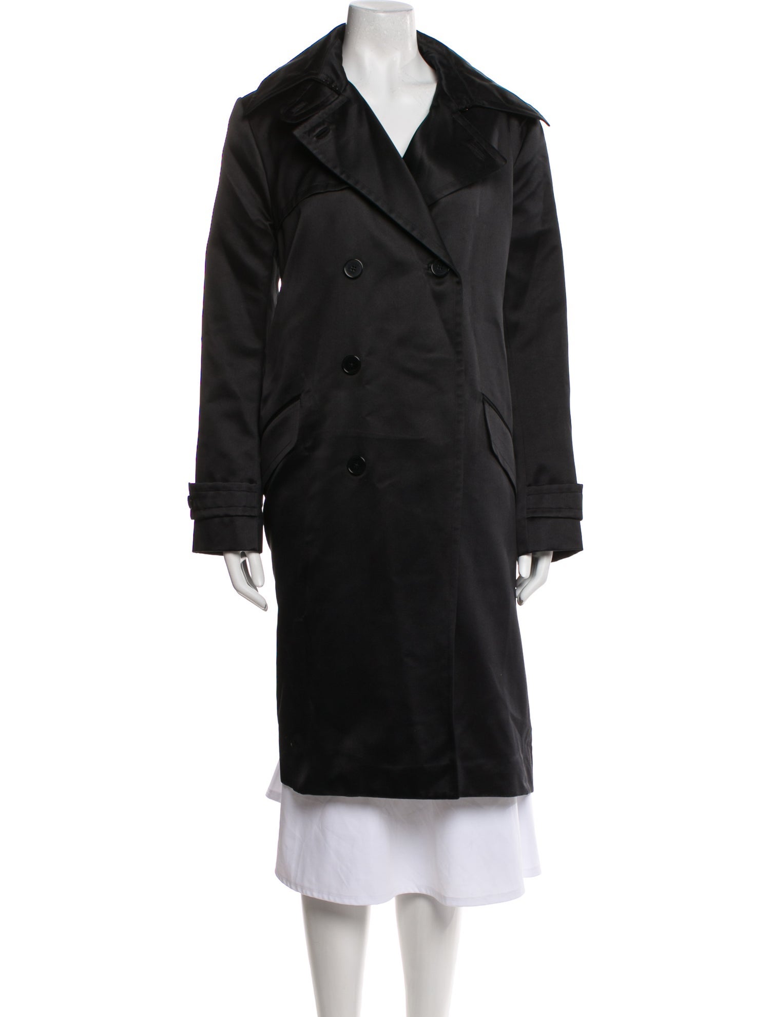 Ralph Lauren Collection Silk Trench Coat