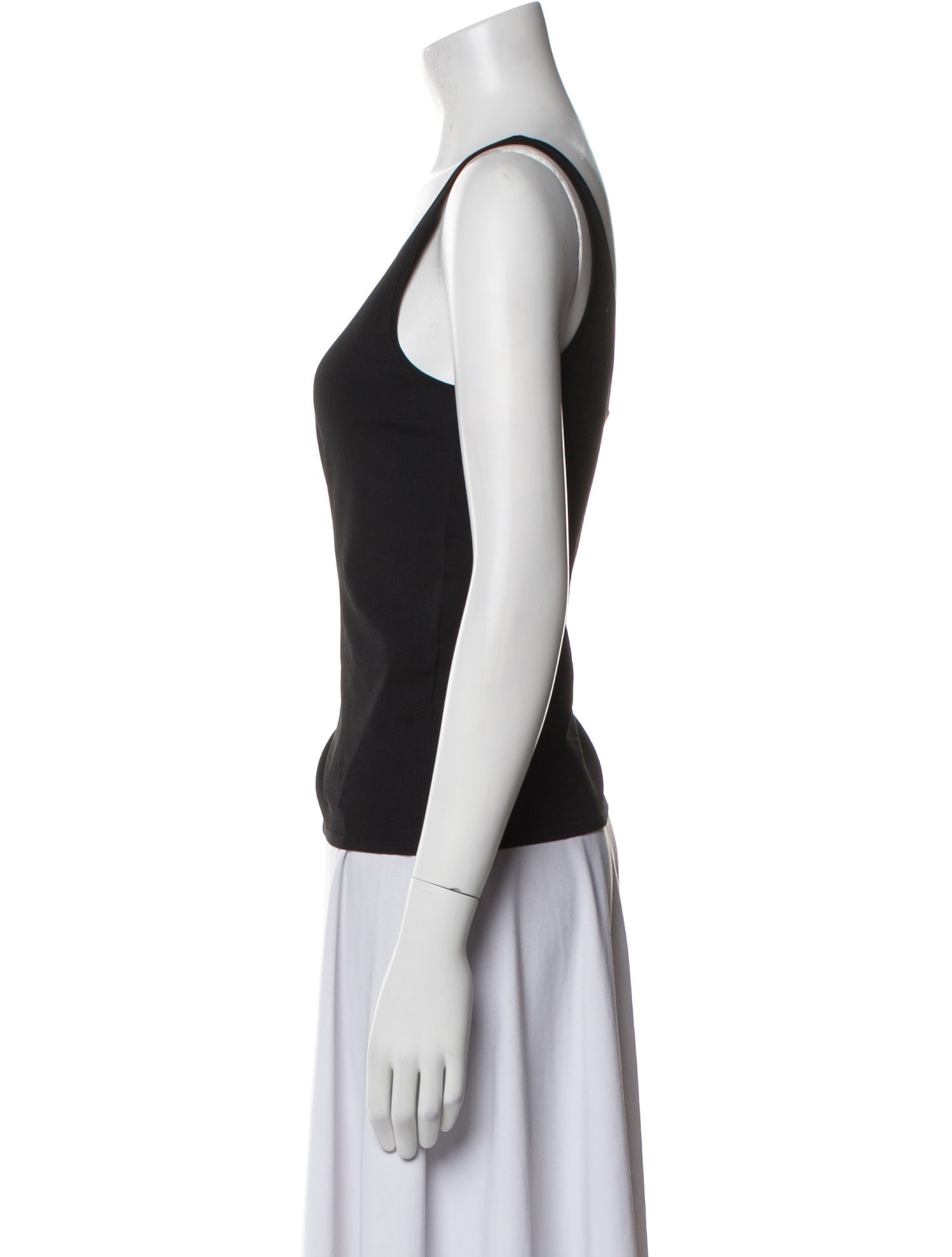 Ralph Lauren Collection Scoop Neck Sleeveless Top