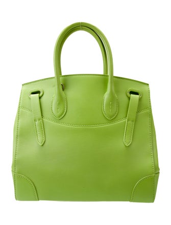 Ralph Lauren Collection Leather Top Handle Bag