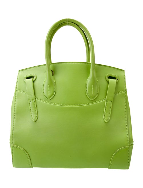Ralph Lauren Collection Leather Top Handle Bag