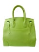 Ralph Lauren Collection Leather Top Handle Bag