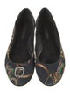 Ralph Lauren Collection Canvas Printed Ballet Flats