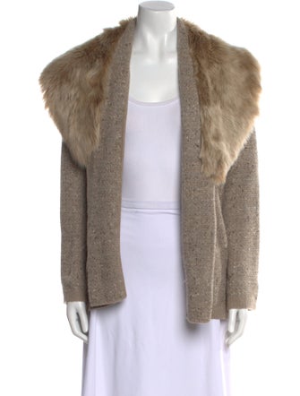 Ralph Lauren Collection Open Front Sweater