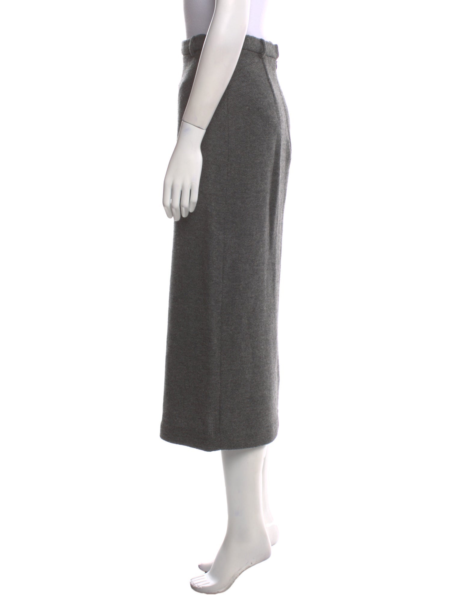 Ralph Lauren Collection Cashmere Midi Length Skirt