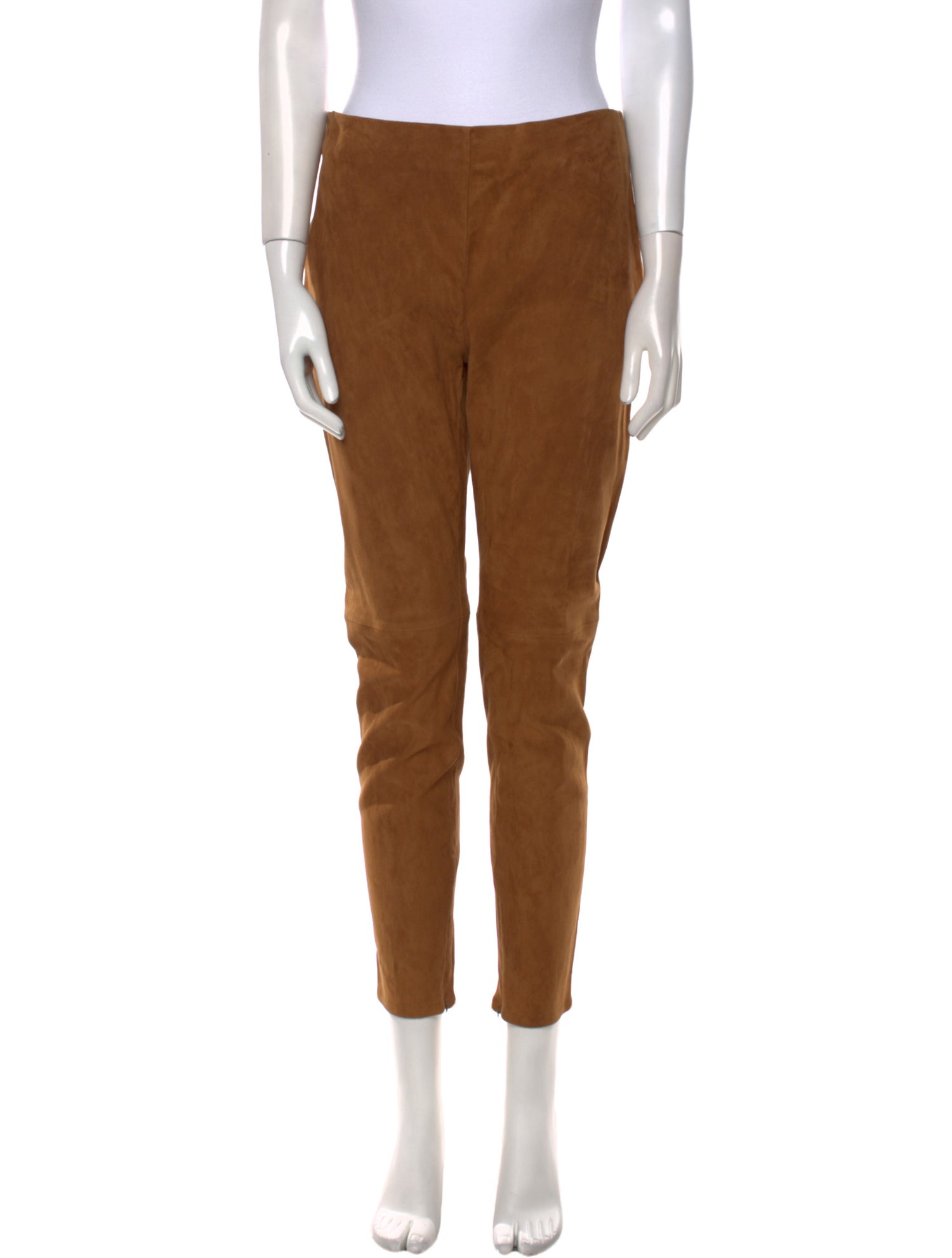 Ralph Lauren Collection Lambskin Skinny Leg Pants