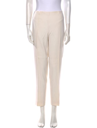 Ralph Lauren Collection Silk Straight Leg Pants