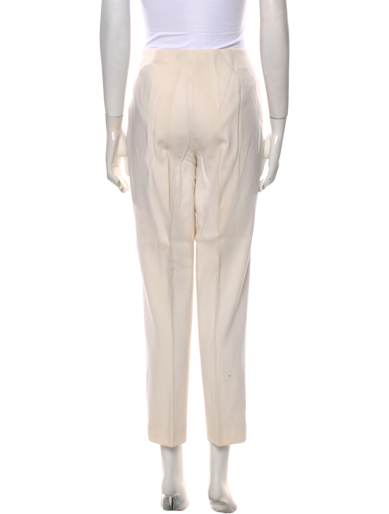 Ralph Lauren Collection Silk Straight Leg Pants