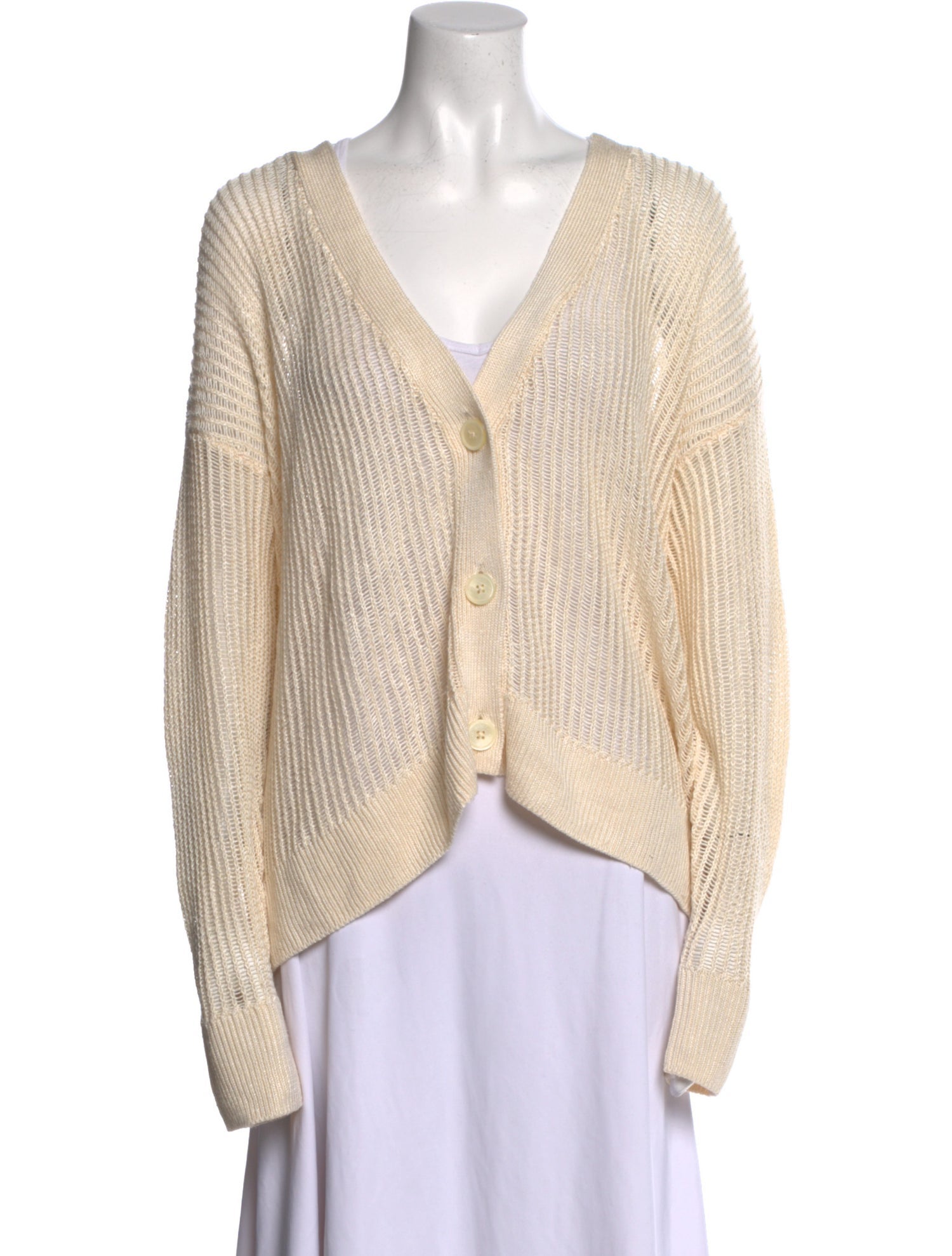 Ralph Lauren Collection Linen V-Neck Sweater