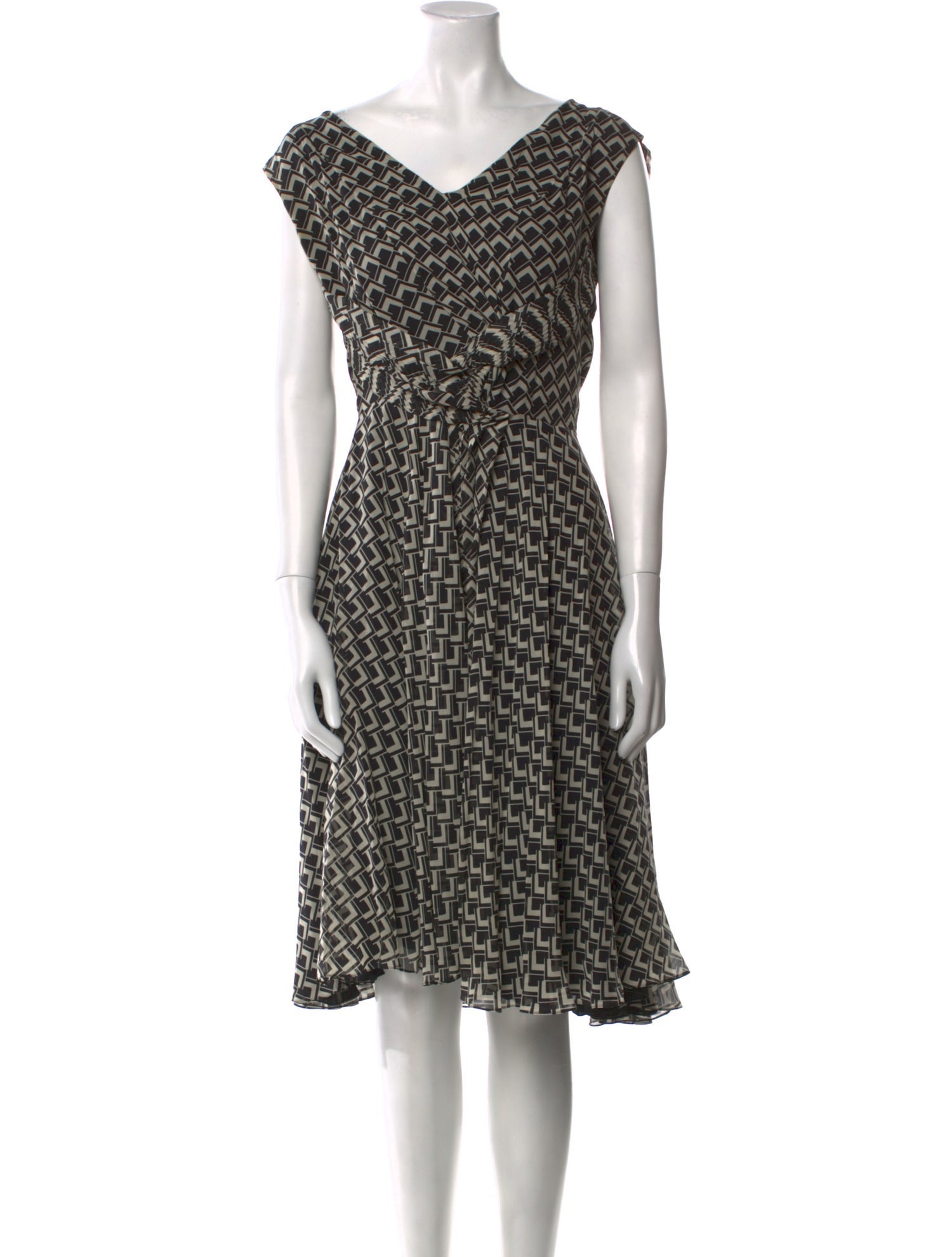 Ralph Lauren Collection Silk Midi Length Dress