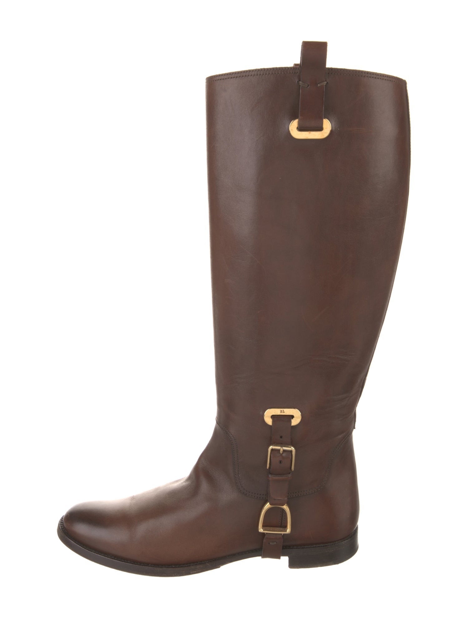 Ralph Lauren Collection Leather Riding Boots