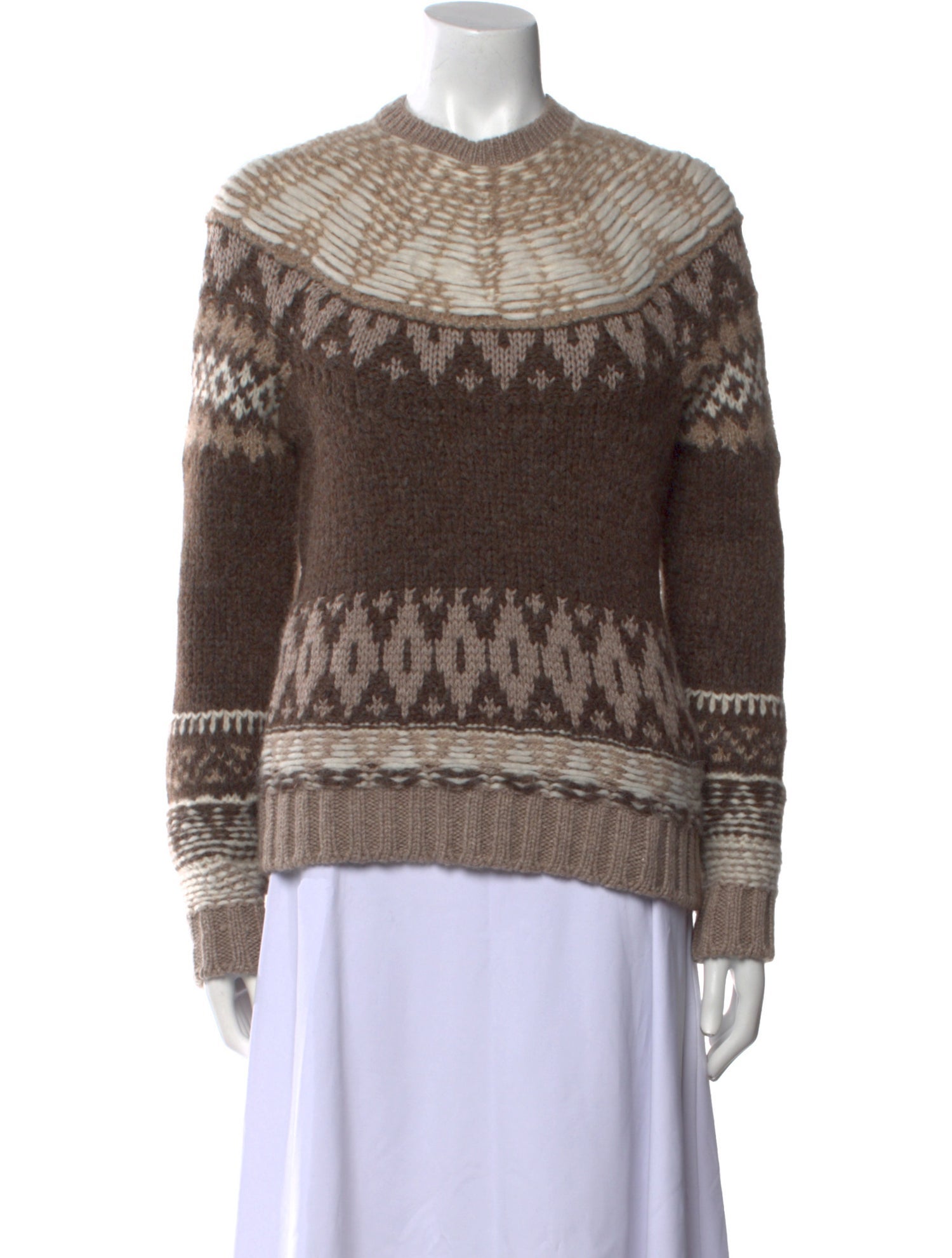 Ralph Lauren Collection Cashmere Printed Sweater