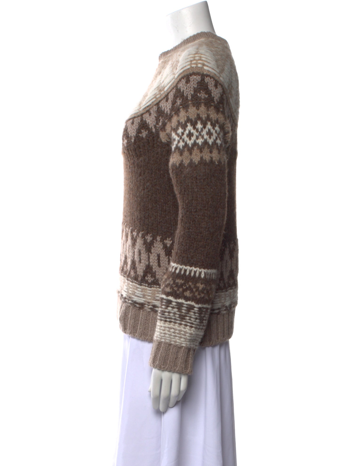 Ralph Lauren Collection Cashmere Printed Sweater