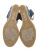 Ralph Lauren Collection Canvas Colorblock Pattern Slingback Pumps