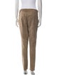 Ralph Lauren Collection Suede Straight Leg Pants