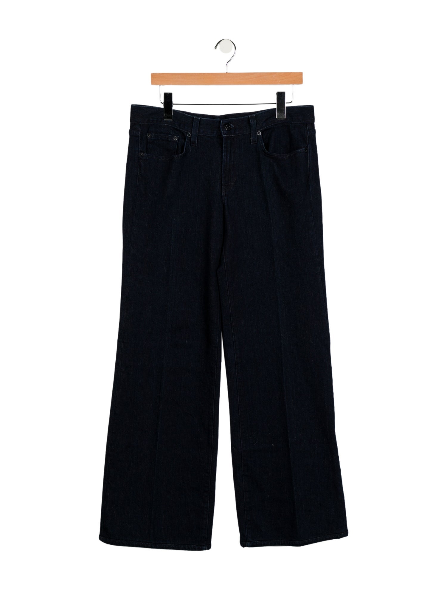 Ralph Lauren Collection Mid-Rise Wide Leg Jeans