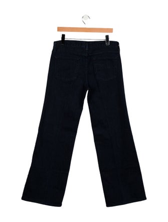 Ralph Lauren Collection Mid-Rise Wide Leg Jeans