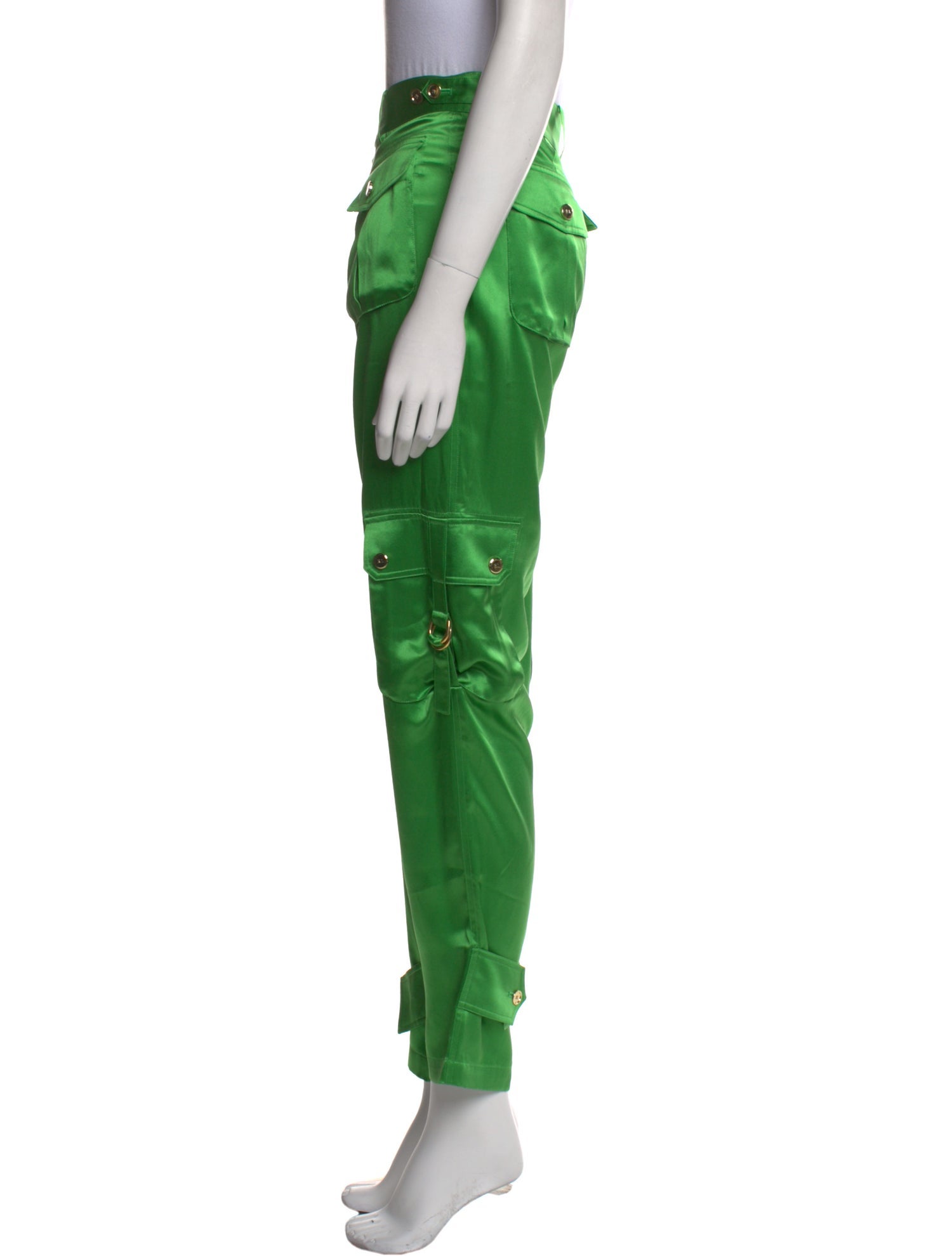 Ralph Lauren Collection Silk Skinny Leg Pants