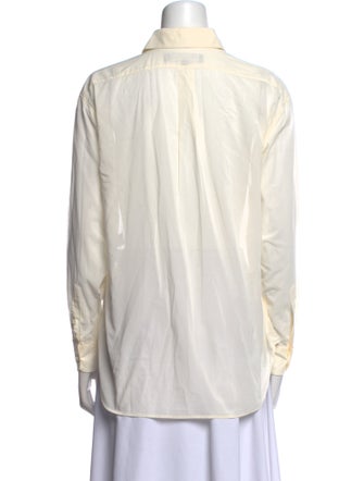 Ralph Lauren Collection Long Sleeve Button-Up Top