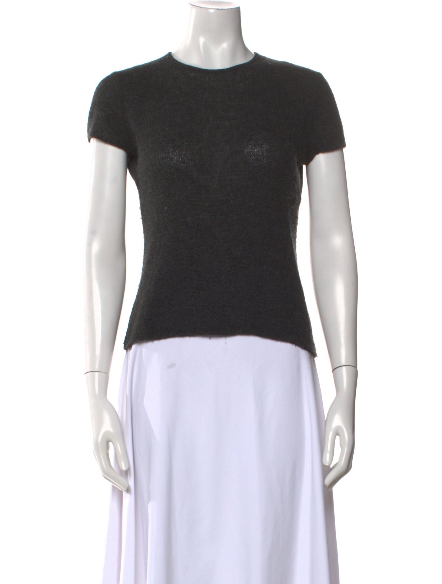 Ralph Lauren Collection Cashmere Crew Neck T-Shirt