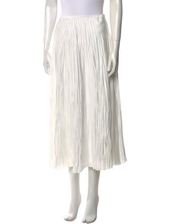 Ralph Lauren Collection Pleated Accents Midi Length Skirt