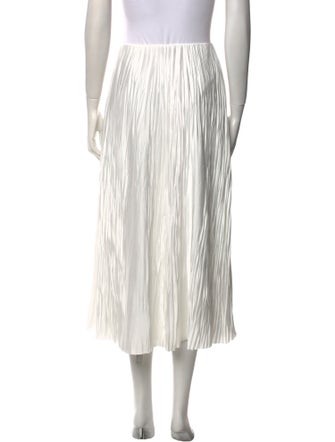 Ralph Lauren Collection Pleated Accents Midi Length Skirt