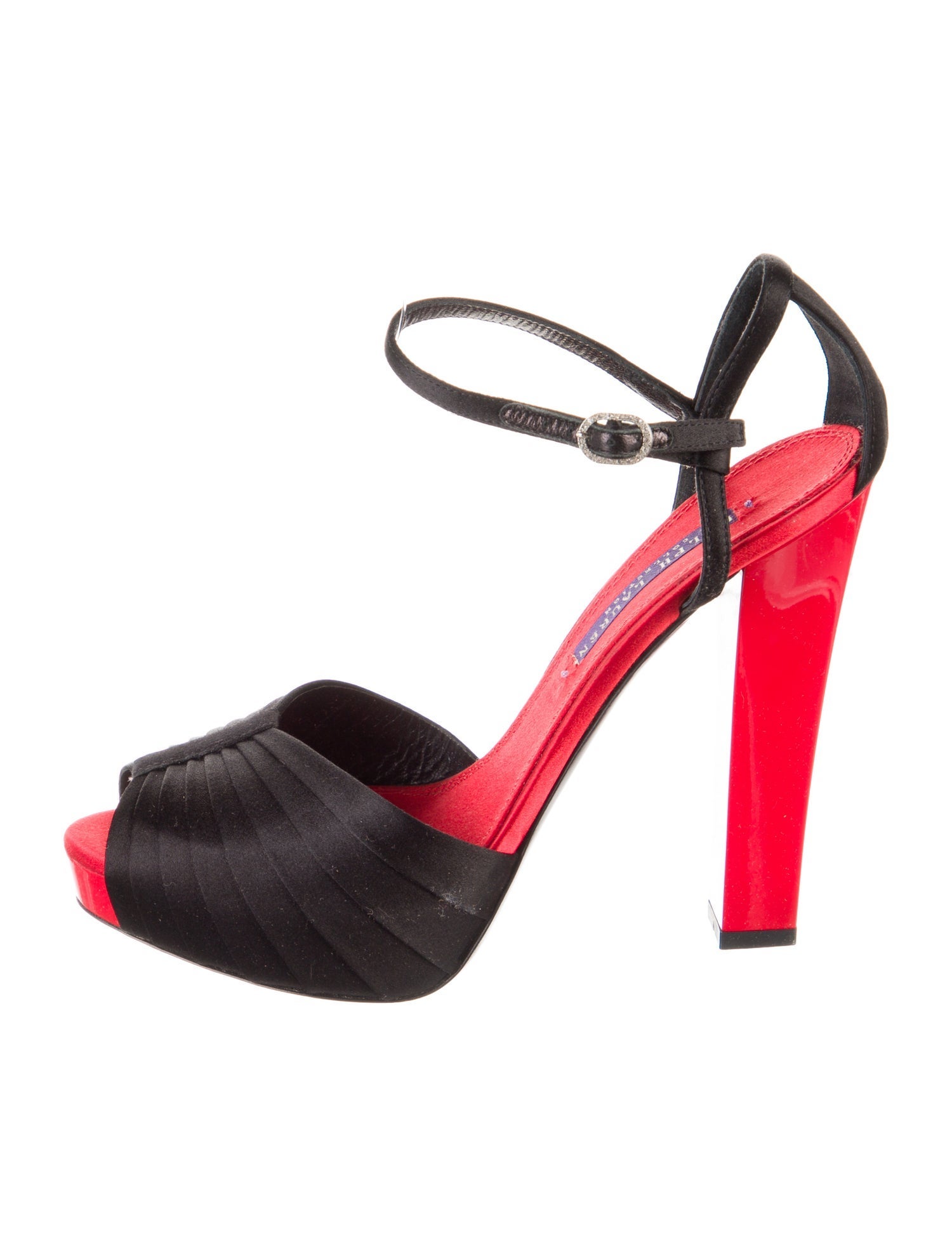 Ralph Lauren Collection Satin D'Orsay Pumps