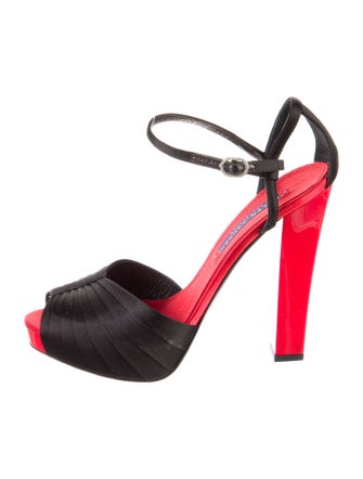 Ralph Lauren Collection Satin D'Orsay Pumps