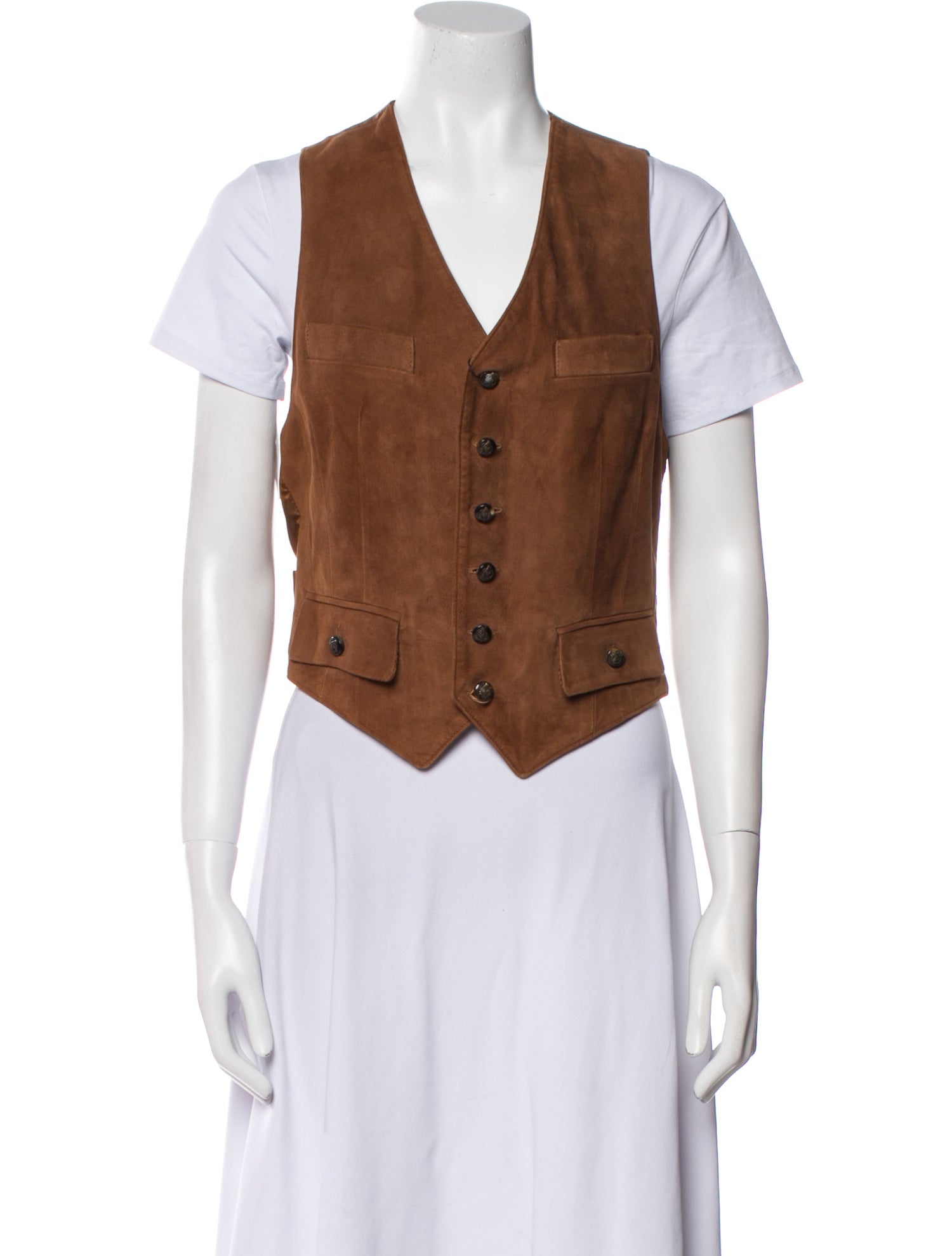 Ralph Lauren Collection Suede Vest