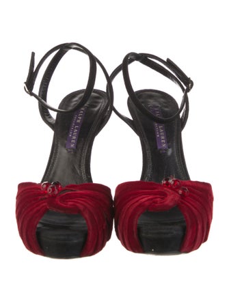 Ralph Lauren Collection Velvet Pumps