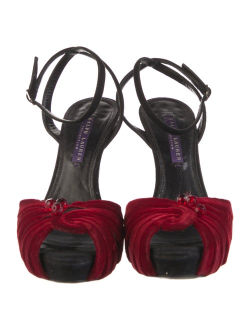 Ralph Lauren Collection Velvet Pumps