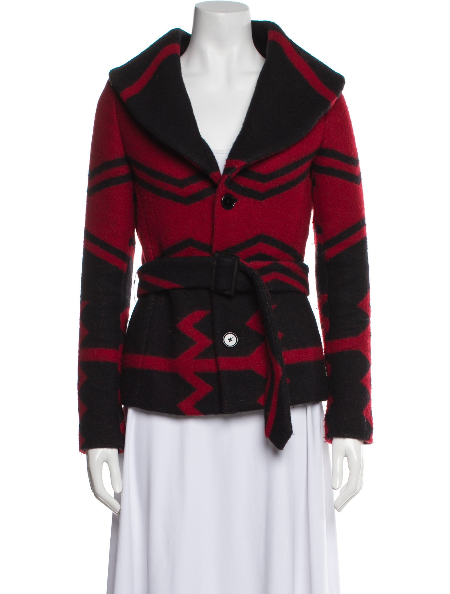 Ralph Lauren Collection Wool Printed Evening Jacket