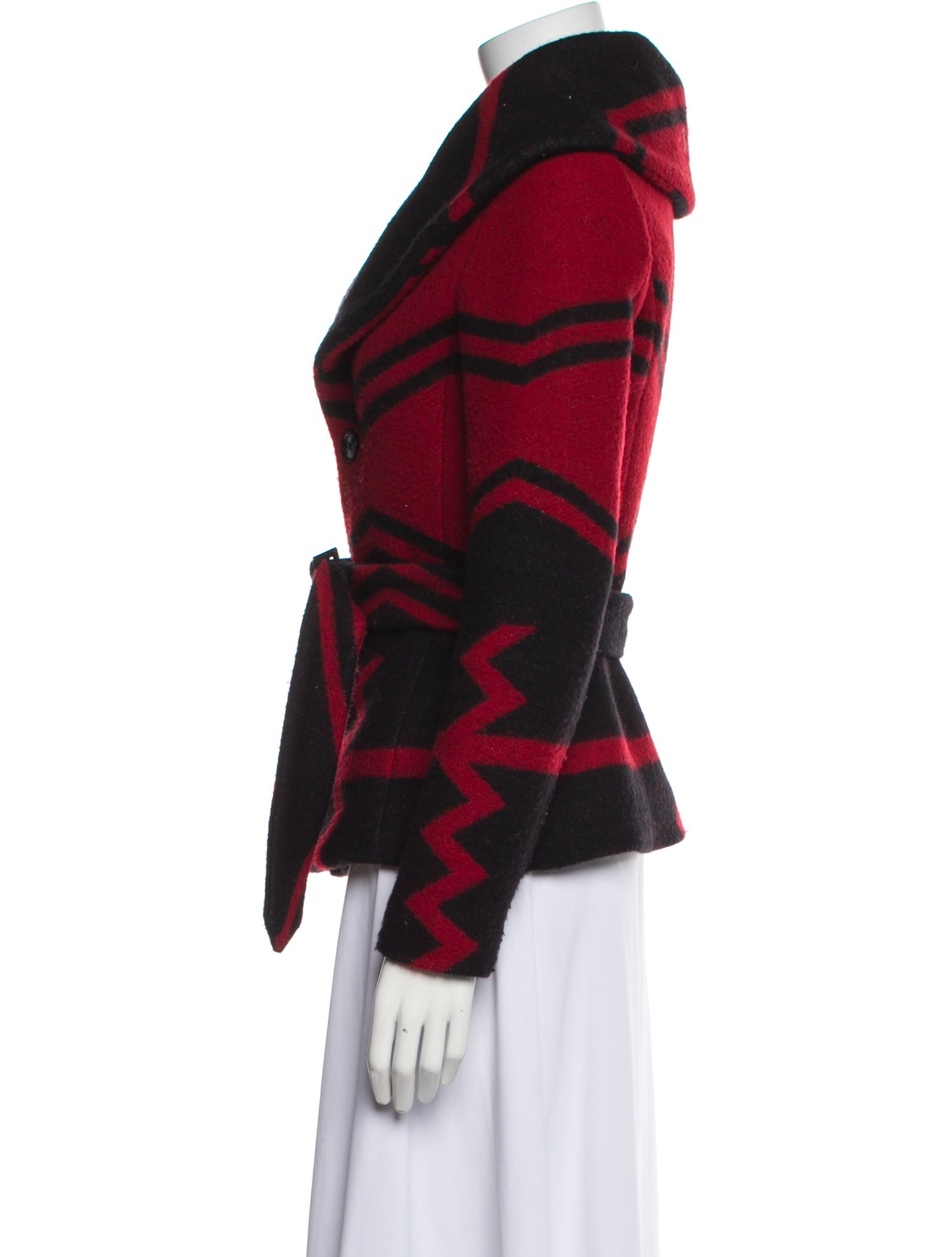 Ralph Lauren Collection Wool Printed Evening Jacket