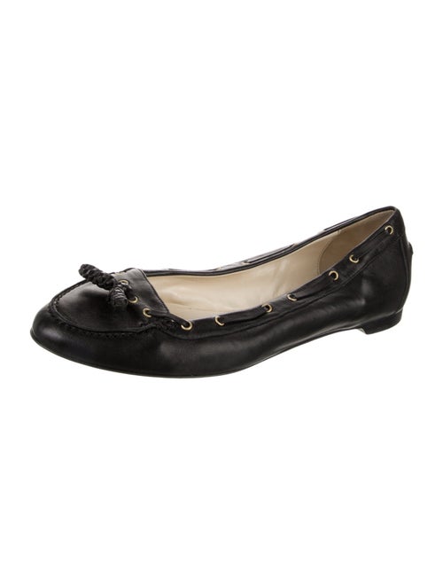 Ralph Lauren Collection Leather Ballet Flats