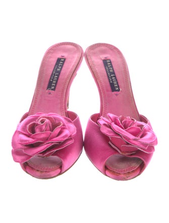 Ralph Lauren Collection Satin Slides