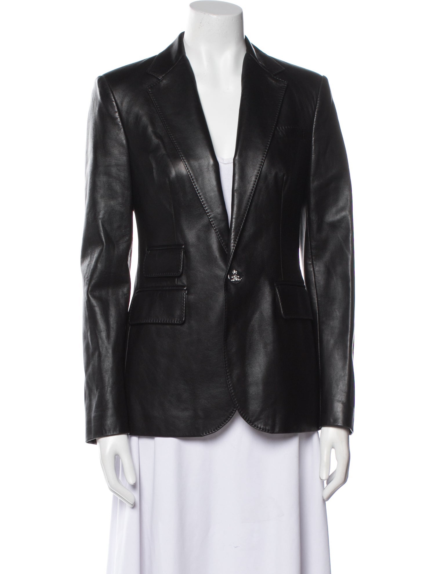 Ralph Lauren Collection Leather Blazer