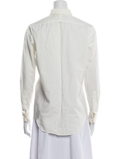 Ralph Lauren Collection Long Sleeve Button-Up Top