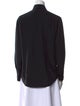 Ralph Lauren Collection Silk Long Sleeve Button-Up Top