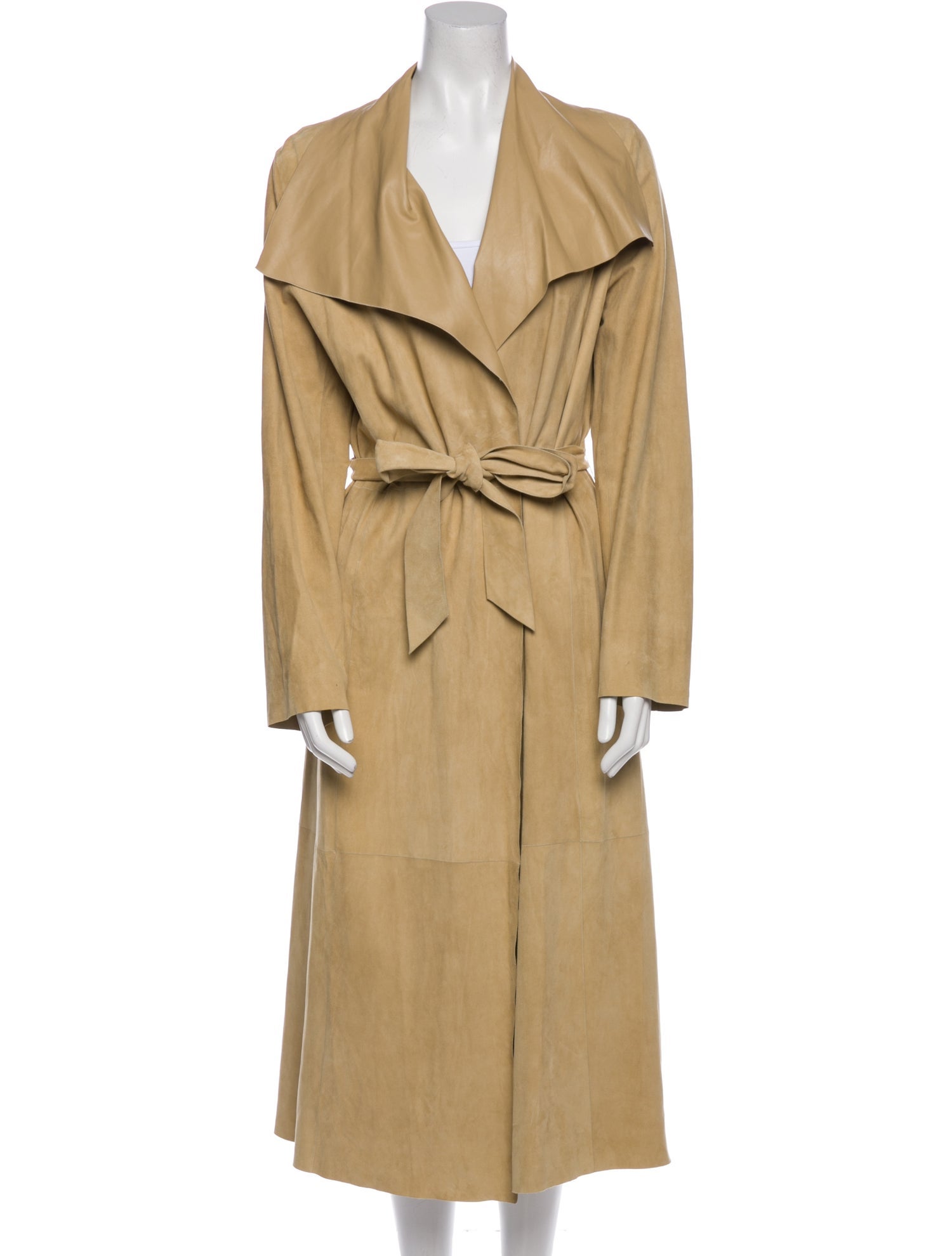 Ralph Lauren Collection Suede Trench Coat