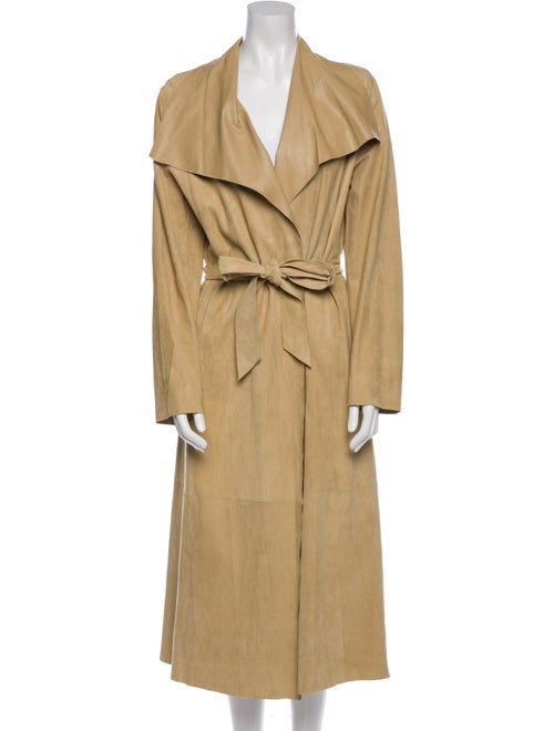Ralph Lauren Collection Suede Trench Coat