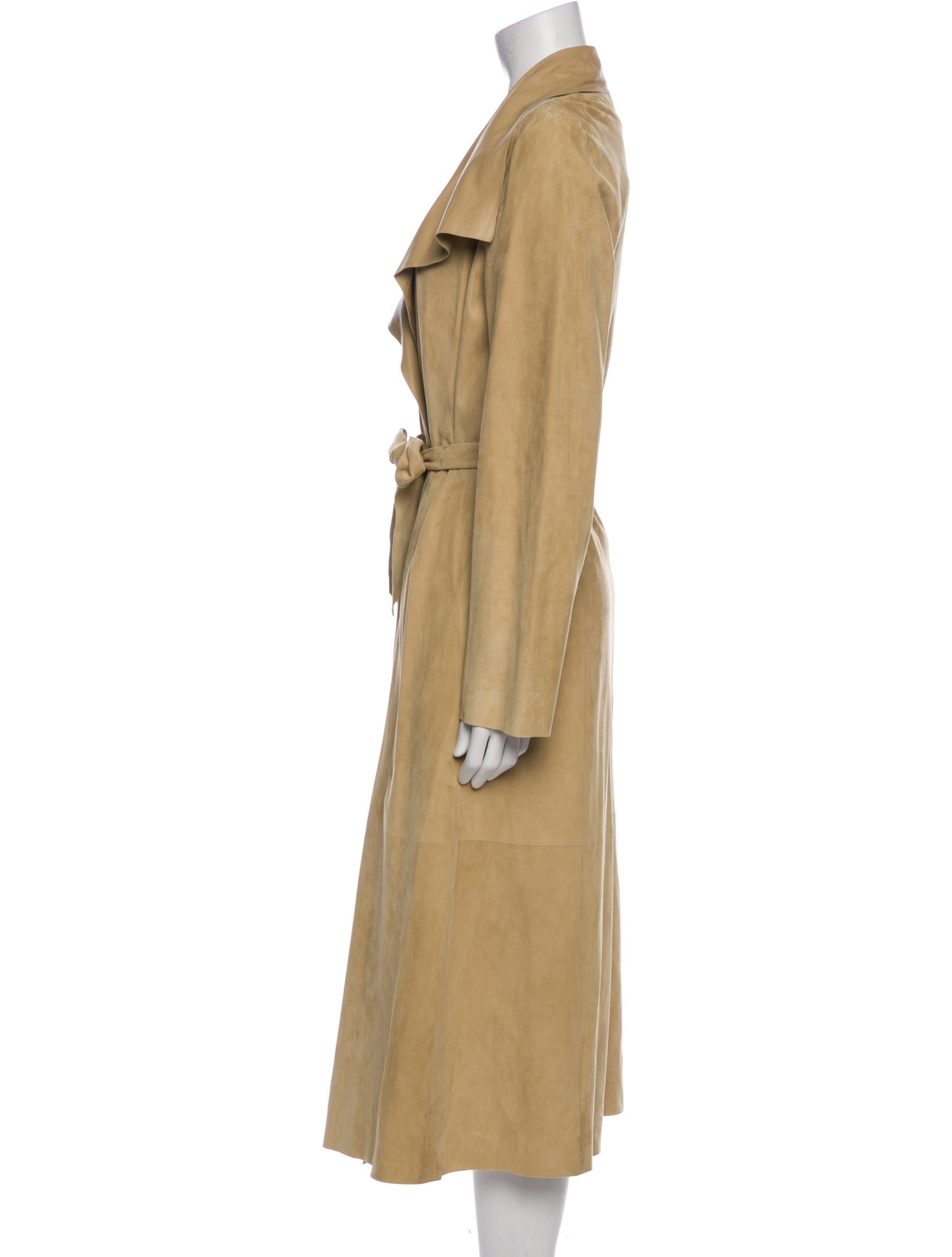 Ralph Lauren Collection Suede Trench Coat