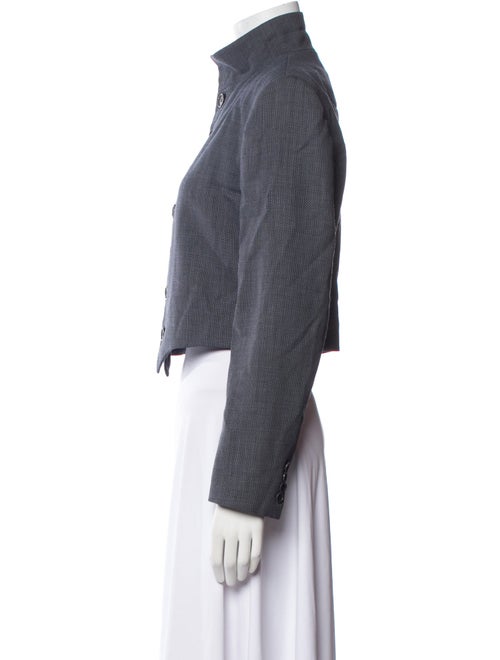 Ralph Lauren Collection Wool Striped Evening Jacket