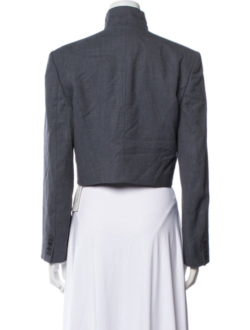 Ralph Lauren Collection Wool Striped Evening Jacket