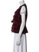 Ralph Lauren Collection Cashmere Plaid Print Vest