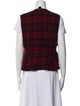 Ralph Lauren Collection Cashmere Plaid Print Vest