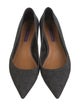 Ralph Lauren Collection Denim Leather Trim Embellishment Flats